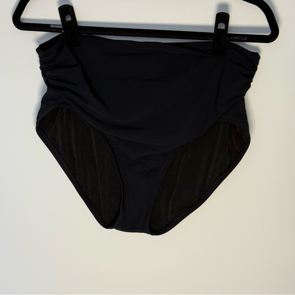 Profile by Gottex High-Wasted Black Swim Bottom Size 16